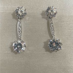 Beautiful faux diamond earrings